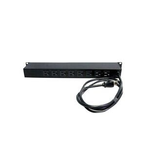 Startech 8-Outlet PDU Power Distribution Unit 125V 15A UL Part #RKPW081915